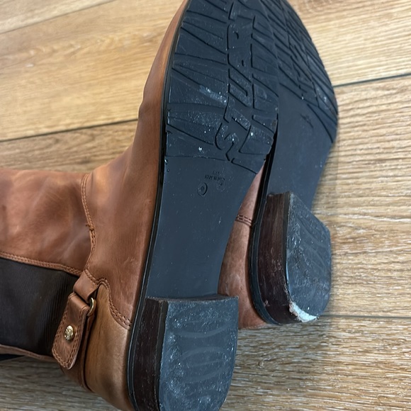 Stuart Weitzman brown leather knee length boots - Picture 5 of 8